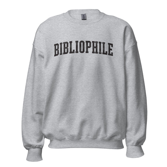 bibliophile sweatshirt