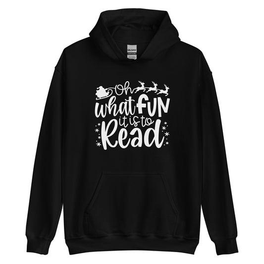 oh what fun it is to read hoodie