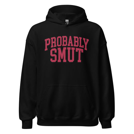 probably smut varsity hoodie