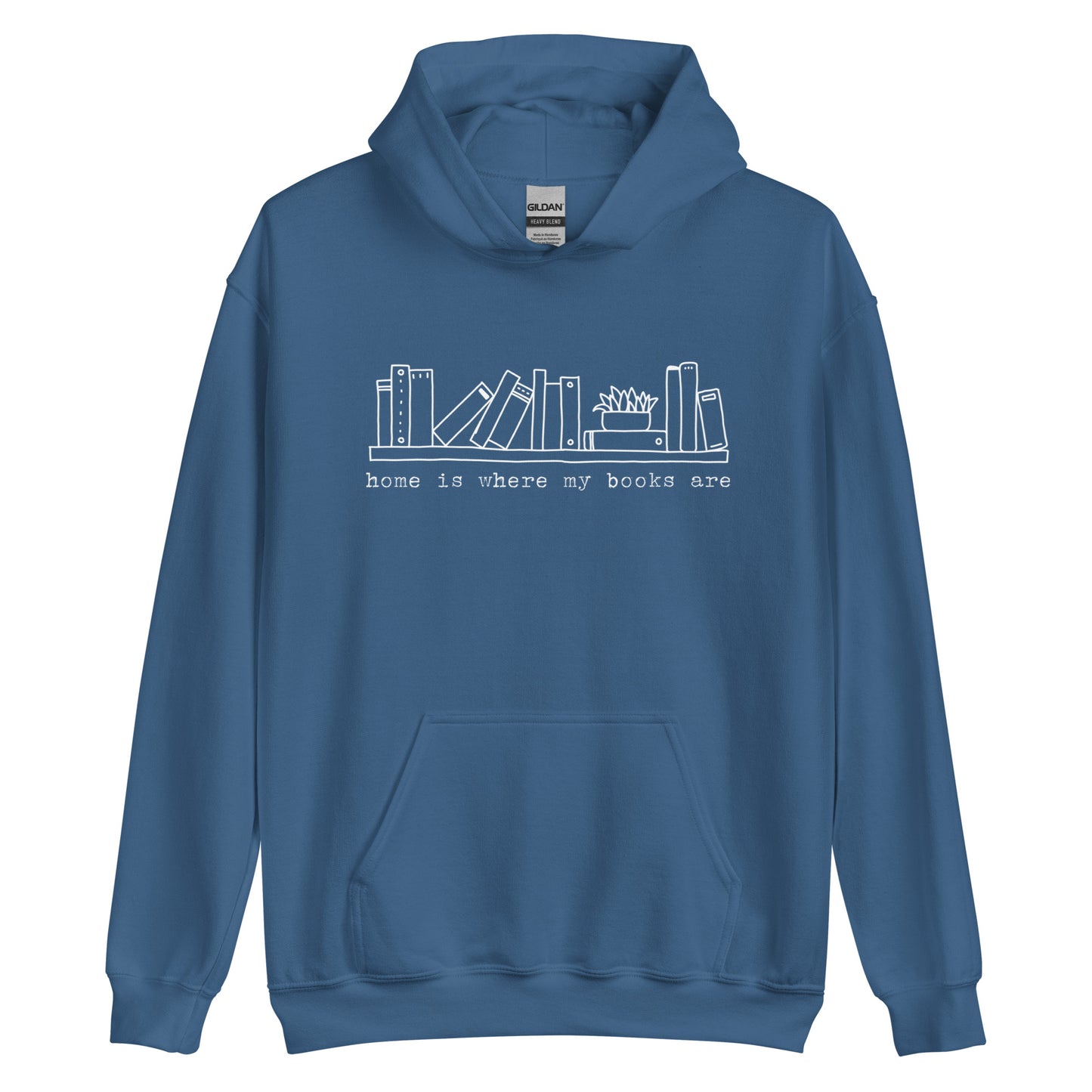 home is where my books are hoodie