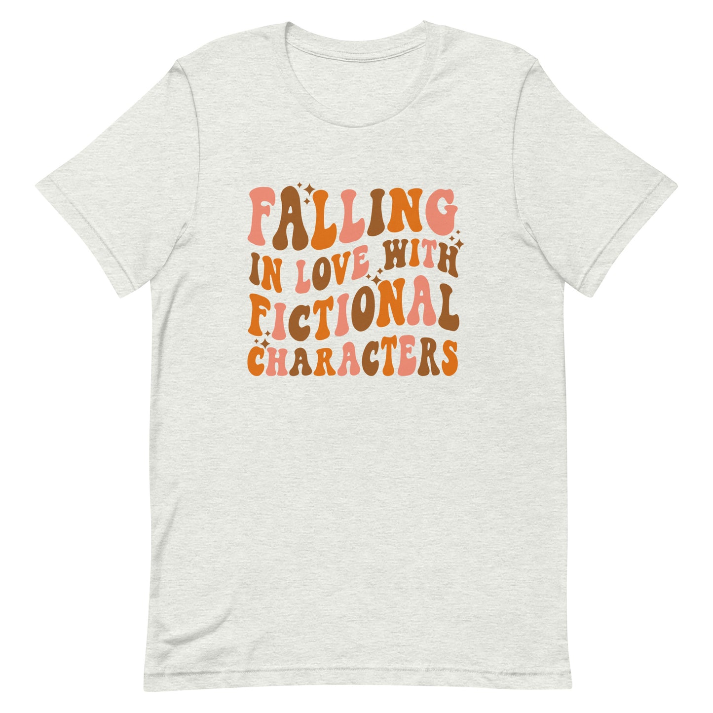 falling in love with fictional characters t-shirt