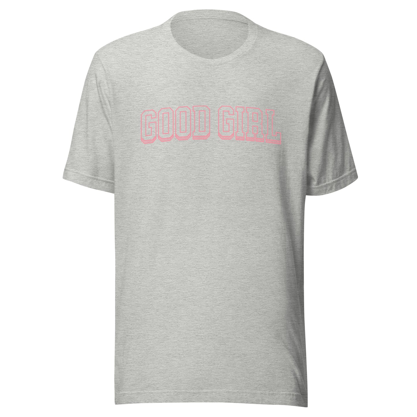 good girl varsity t-shirt (pink)