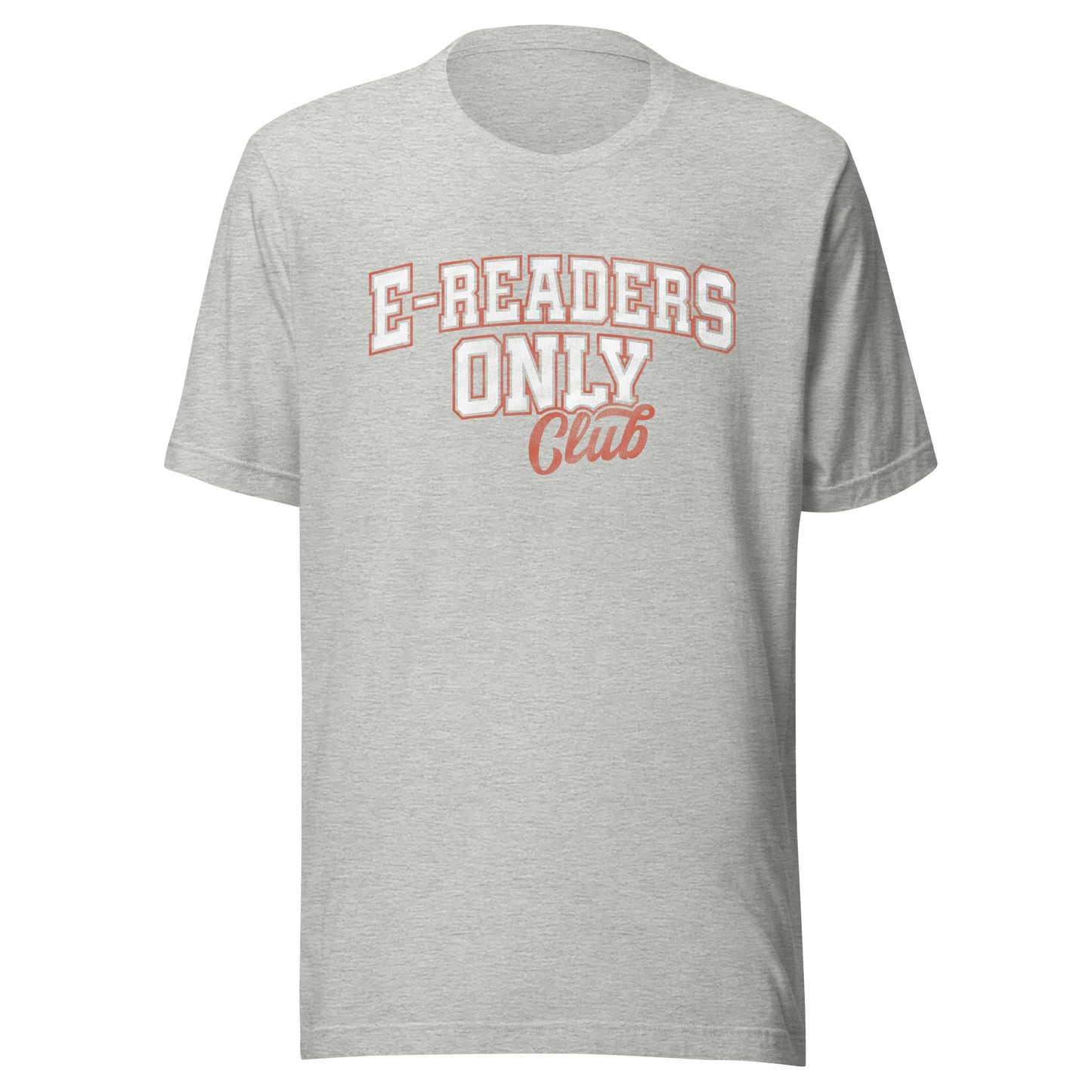 e-readers only club t-shirt