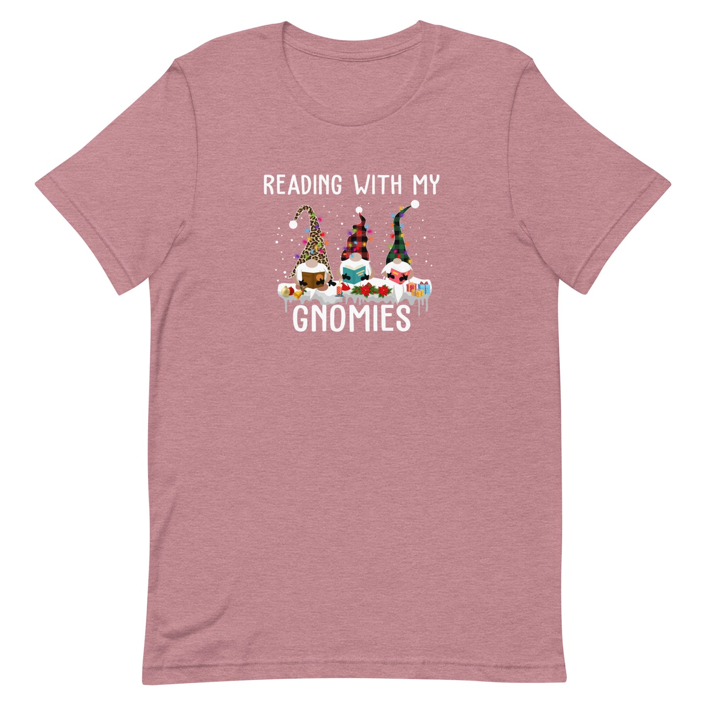 reading with my gnomies t-shirt