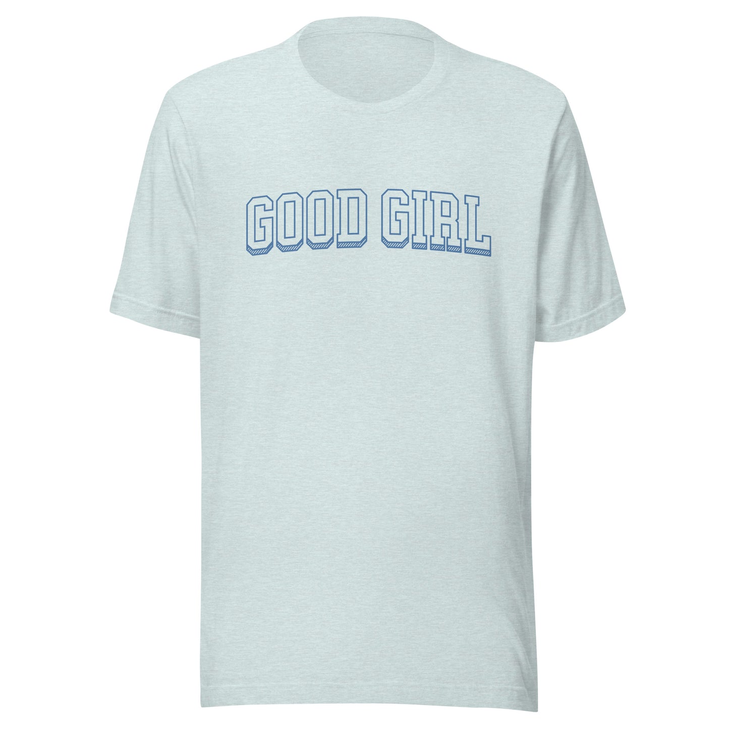 good girl varsity t-shirt (blue)