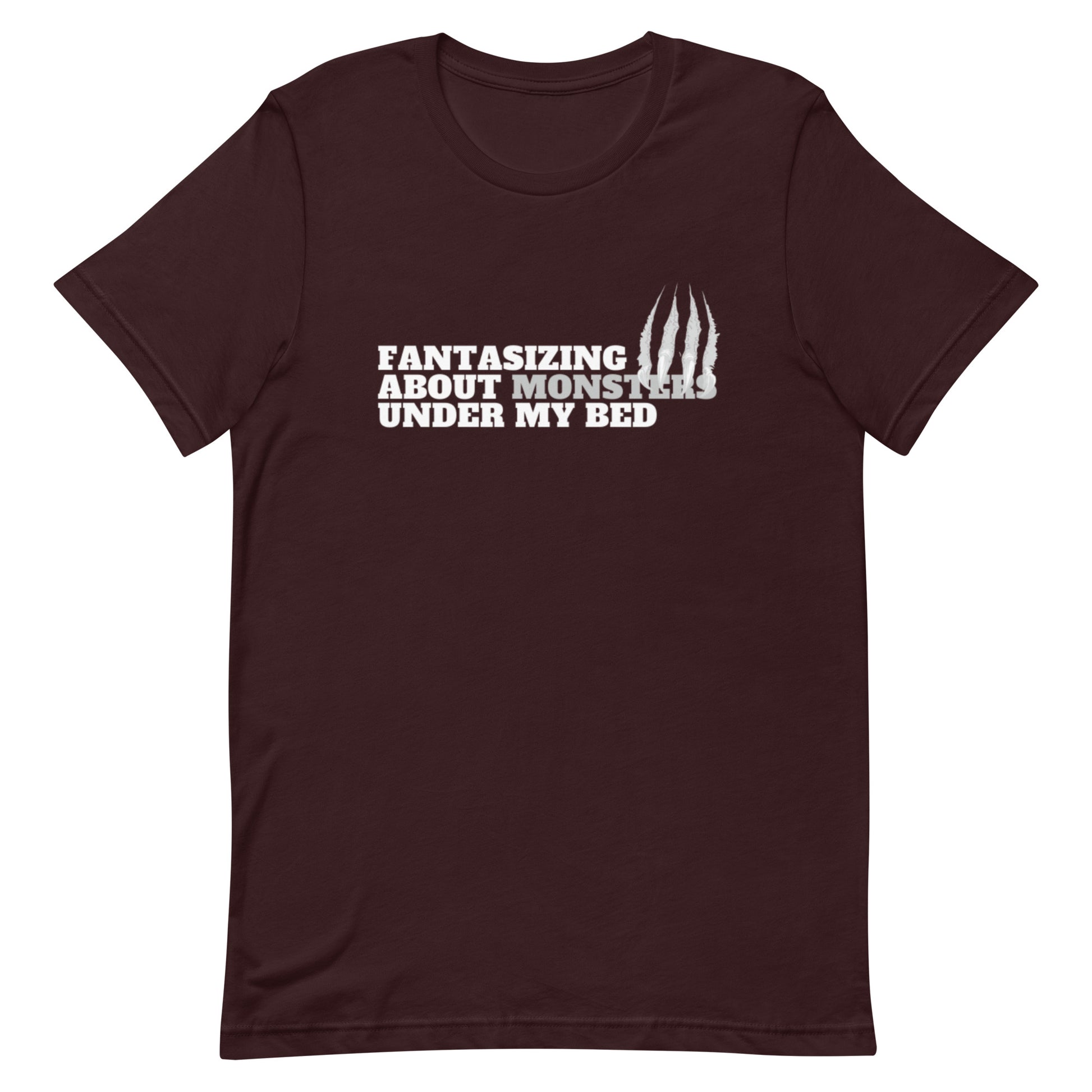 monsters under my bed fantasizing about monsters under my bed t-shirt – probably smut