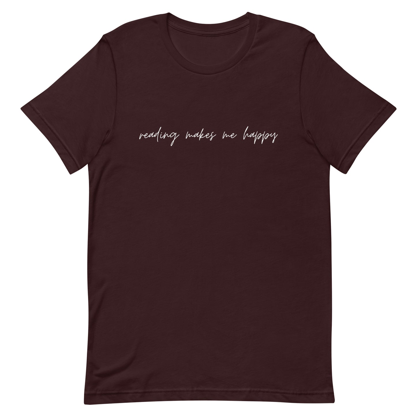 reading makes me happy t-shirt