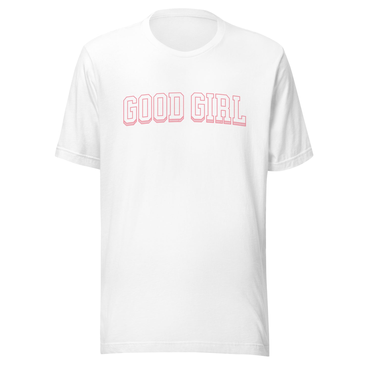 good girl varsity t-shirt (pink)
