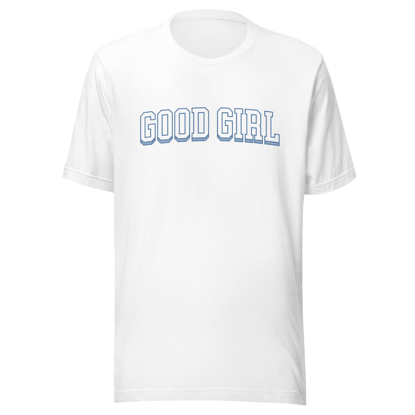 good girl varsity t-shirt (blue)