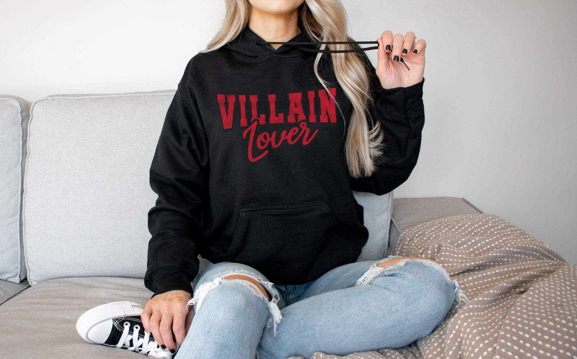 Lover hoodie black hotsell