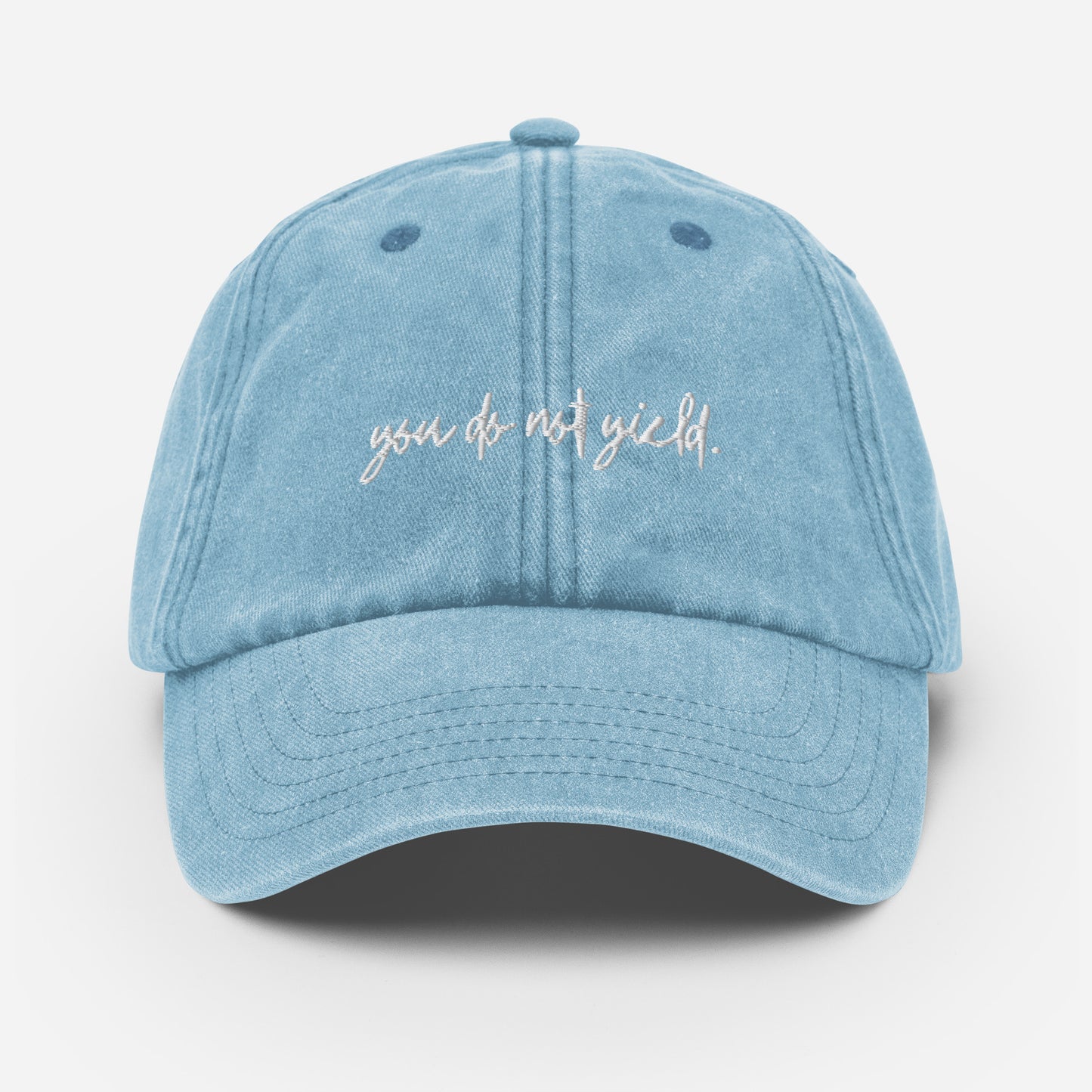 you do not yield vintage hat